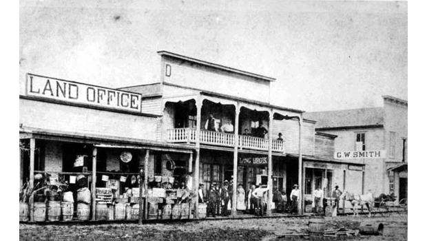 1882 View of 100 N Broadway Bartow