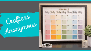 Crafters Anonymous: Paint Chip Calendar