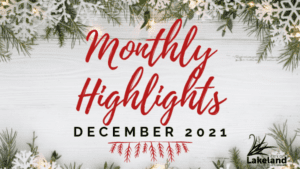 December Monthly Highlights Graphic