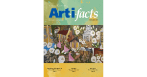 Front cover of Art-i-facts Magazine May-Aug 2022 Artwork by Betsy Bohrer