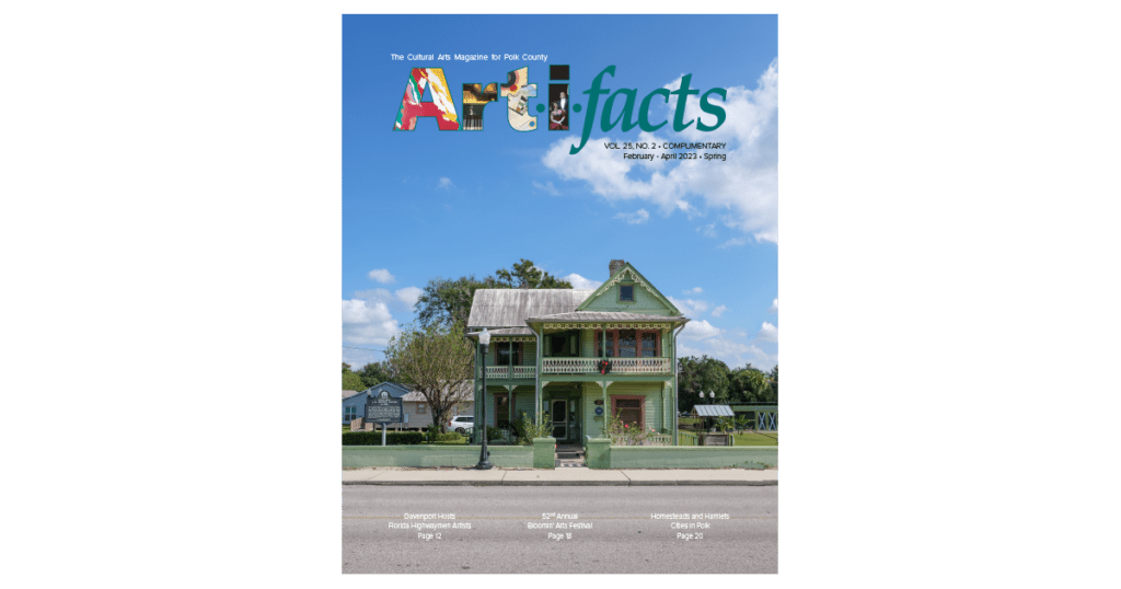LB Brown House on front cover of Art-i-facts Magazine
