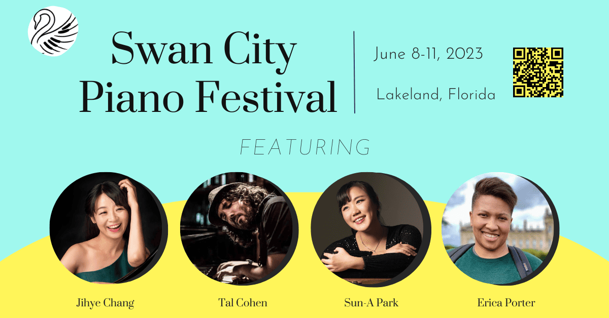 Swan City Piano Festival photos of artists